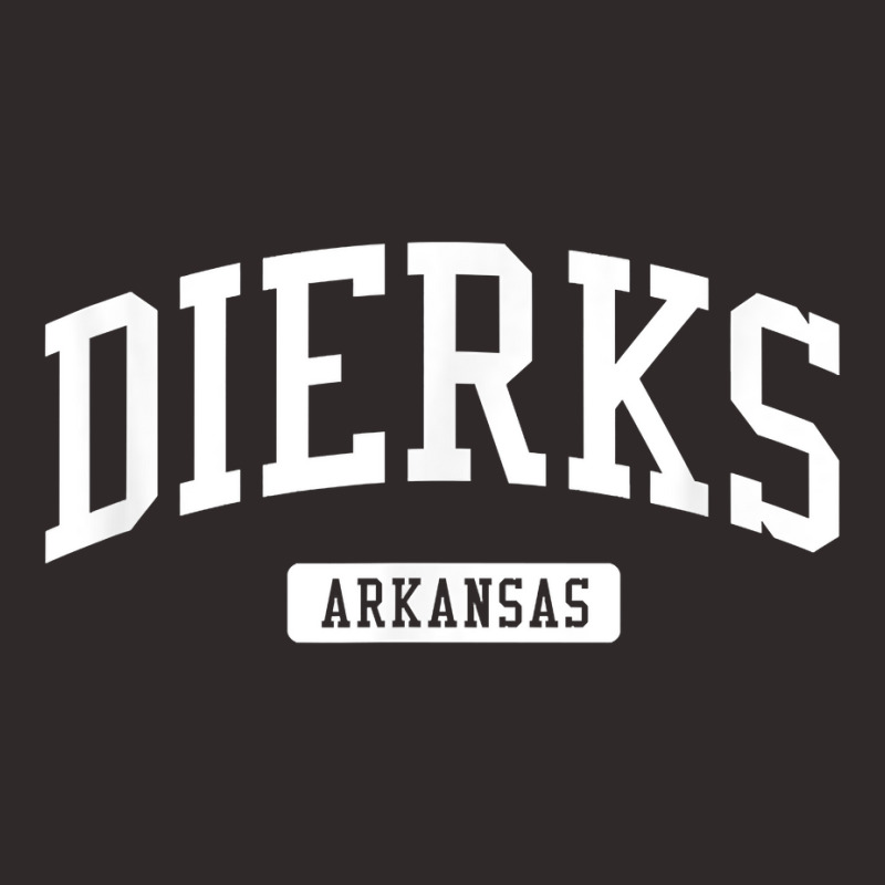 Dierks Arkansas Ar Vintage Athletic Sports Design T Shirt Racerback Tank by katheleenweb0 | Artistshot