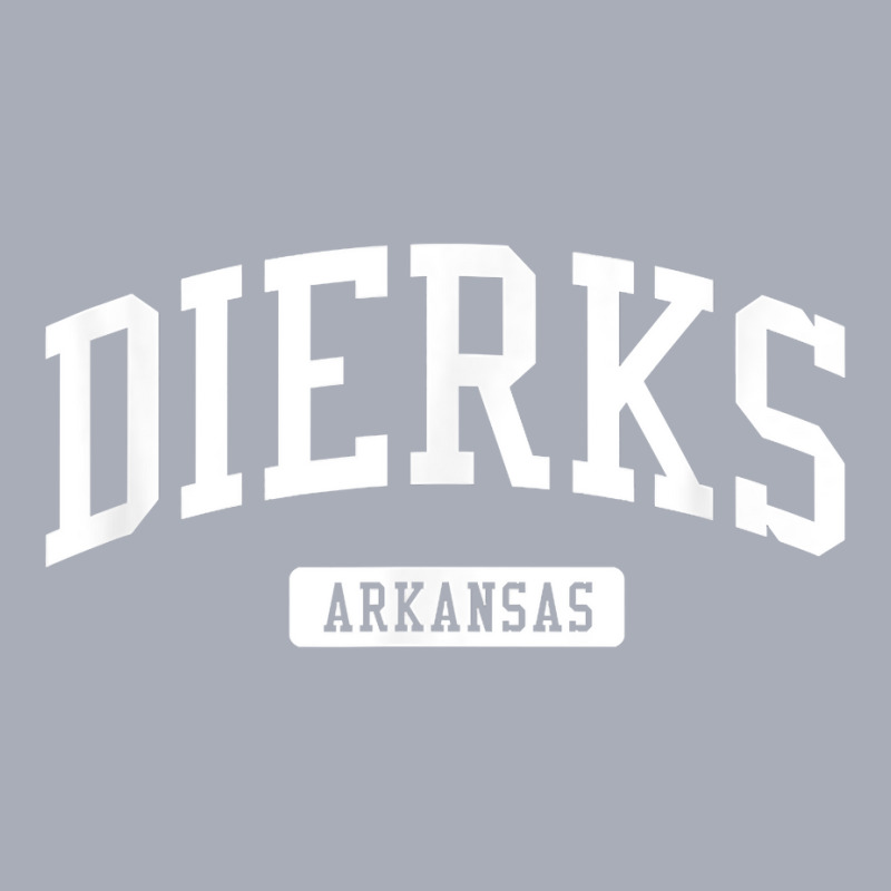 Dierks Arkansas Ar Vintage Athletic Sports Design T Shirt Tank Dress by katheleenweb0 | Artistshot