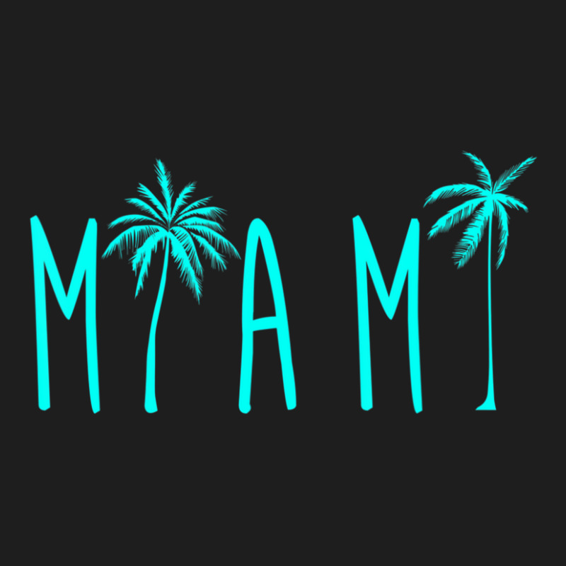 Trending Miami Beach Florida Palm Trees Classic T-shirt by yumgaugeteuda | Artistshot