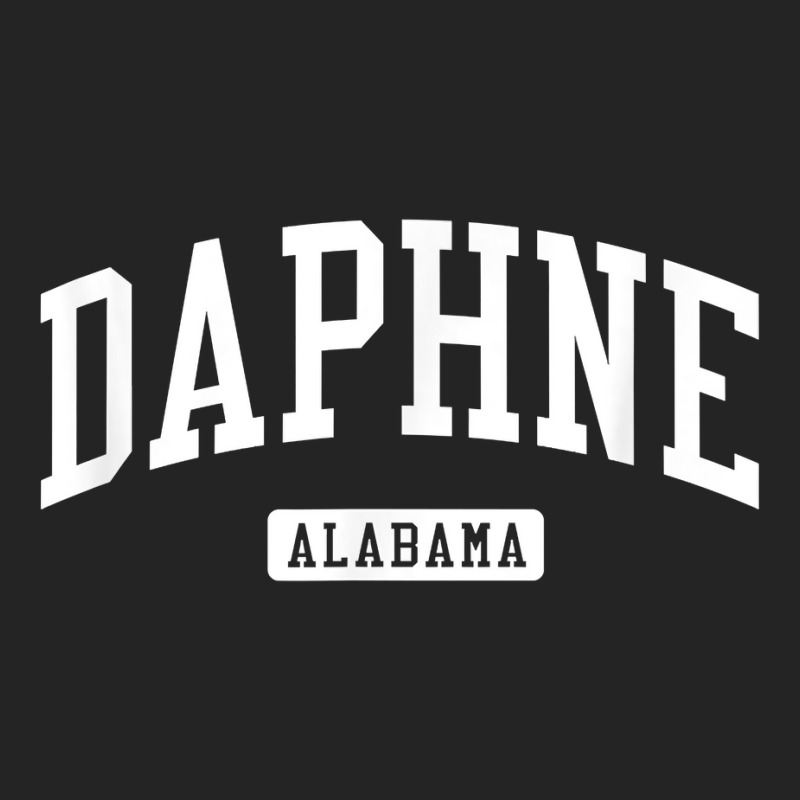 Daphne Alabama Al Vintage Athletic Sports Design T Shirt 3/4 Sleeve Shirt by shmonotpv4s | Artistshot