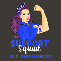 Support Squad Blue Warrior Als Awareness Women Bucket Hat | Artistshot