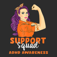 Support Squad Orange Warrior Adhd Awareness Women Exclusive T-shirt | Artistshot