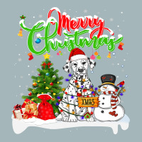 Dalmatian Dog Xmas Lighting Matching Santa Dalmatian Dog Wearing Chris Unisex Sherpa-lined Denim Jacket | Artistshot