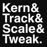 Funny Graphic Designer Design  Kern & Track & Scale & Tweak T Shirt Crop Top | Artistshot