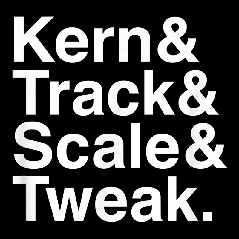 Funny Graphic Designer Design  Kern & Track & Scale & Tweak T Shirt Cropped Hoodie by tawny4okburd | Artistshot