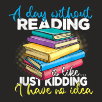 Funny Reading Art For Men Women Reading Book Lover Bookworm T Shirt Ladies Fitted T-shirt | Artistshot