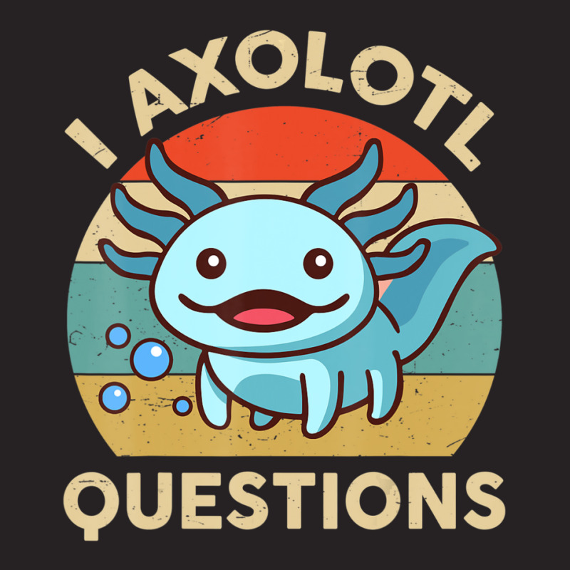 Hot Trend I Axolotl Questions Cute Axolotl Plush Funny Kids Vintage Cap by behindcedar22 | Artistshot