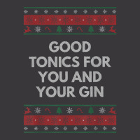 Good Tonics For You And Your Gin Christmas Drinking Xmas T Shirt Ladies Curvy T-shirt | Artistshot