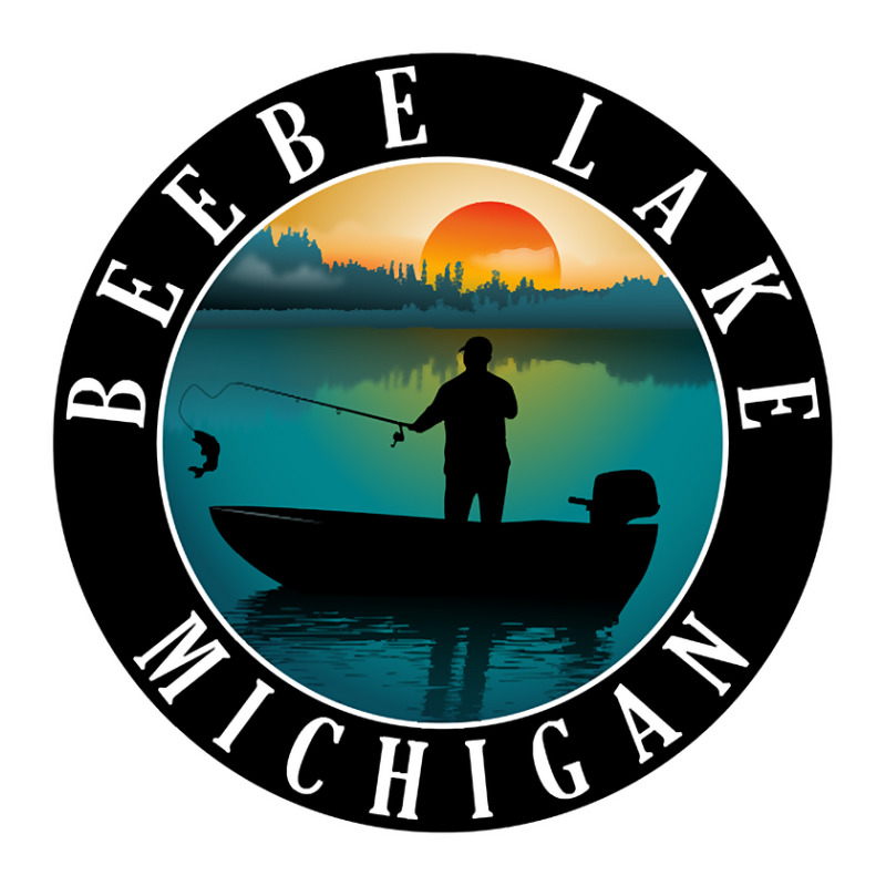 Limited Edition Beebe Lake Fishing Michigan Sunset Sticker | Artistshot