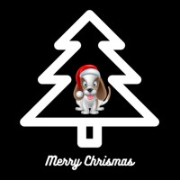 Merry Chrismas Puppy Adjustable Cap | Artistshot