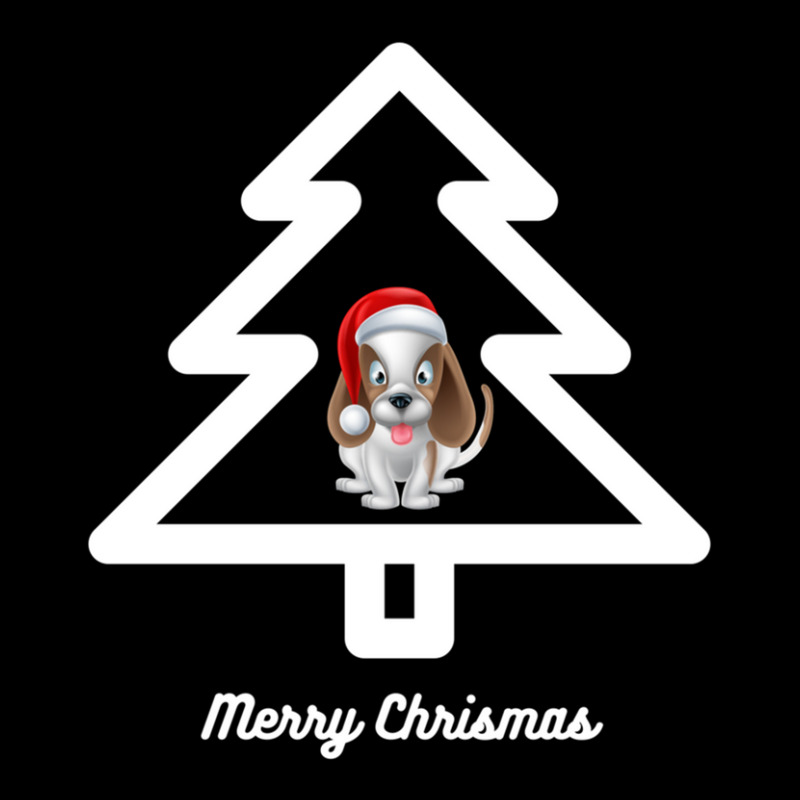 Merry Chrismas Puppy Adjustable Cap | Artistshot