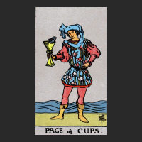 Trending Tarot Card = Page Of Cups Printed Hat | Artistshot