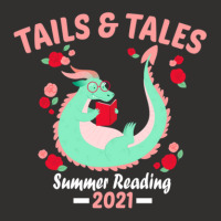 Tails And Tales Summer Reading 2021 Library Dragon 1 Champion Hoodie | Artistshot