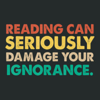 Limited Edition Reading Can Seriously Damage Your Ignorance Book Lover Women's Triblend Scoop T-shirt | Artistshot