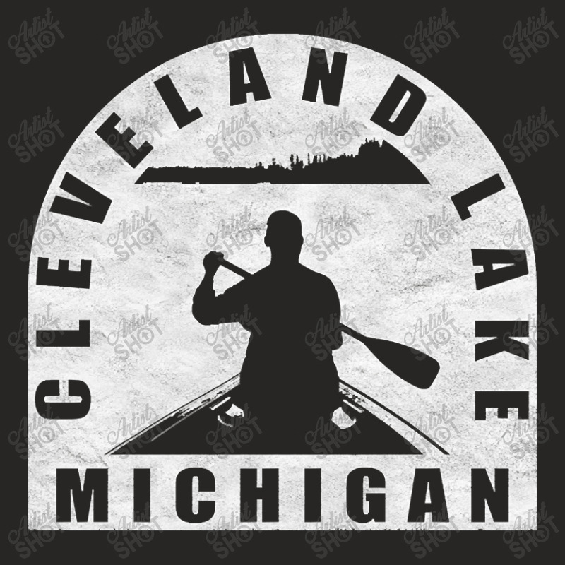 Limited Edition Cleveland Lake Canoeing Michigan Ladies Fitted T-Shirt by Rios Arevalo | Artistshot