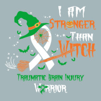 Hot Trend Traumatic Brain Injury Awareness I Am Stronger Than Witch Unisex Sherpa-lined Denim Jacket | Artistshot