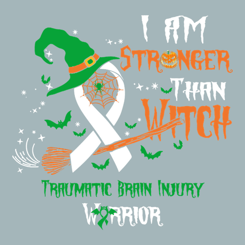 Hot Trend Traumatic Brain Injury Awareness I Am Stronger Than Witch Unisex Sherpa-lined Denim Jacket | Artistshot