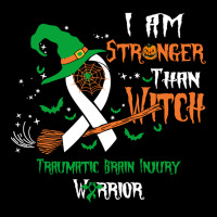 Hot Trend Traumatic Brain Injury Awareness I Am Stronger Than Witch V-neck Tee | Artistshot