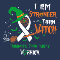 Hot Trend Traumatic Brain Injury Awareness I Am Stronger Than Witch Men Denim Jacket | Artistshot