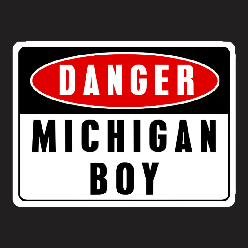 Limited Edition Danger! Michigan Boy T-Shirt by Crews Micki | Artistshot