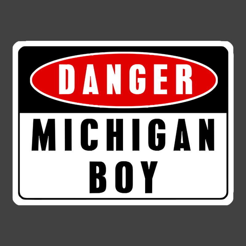 Limited Edition Danger! Michigan Boy Vintage T-Shirt by Crews Micki | Artistshot