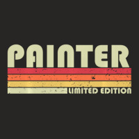 Trending Painter Funny Job Title Profession Birthday Worker Idea Ladies Fitted T-shirt | Artistshot