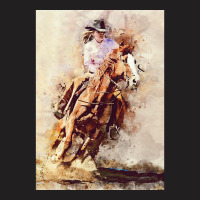 Limited Edition Cowgirl  Rides Galloping Horse T-shirt | Artistshot