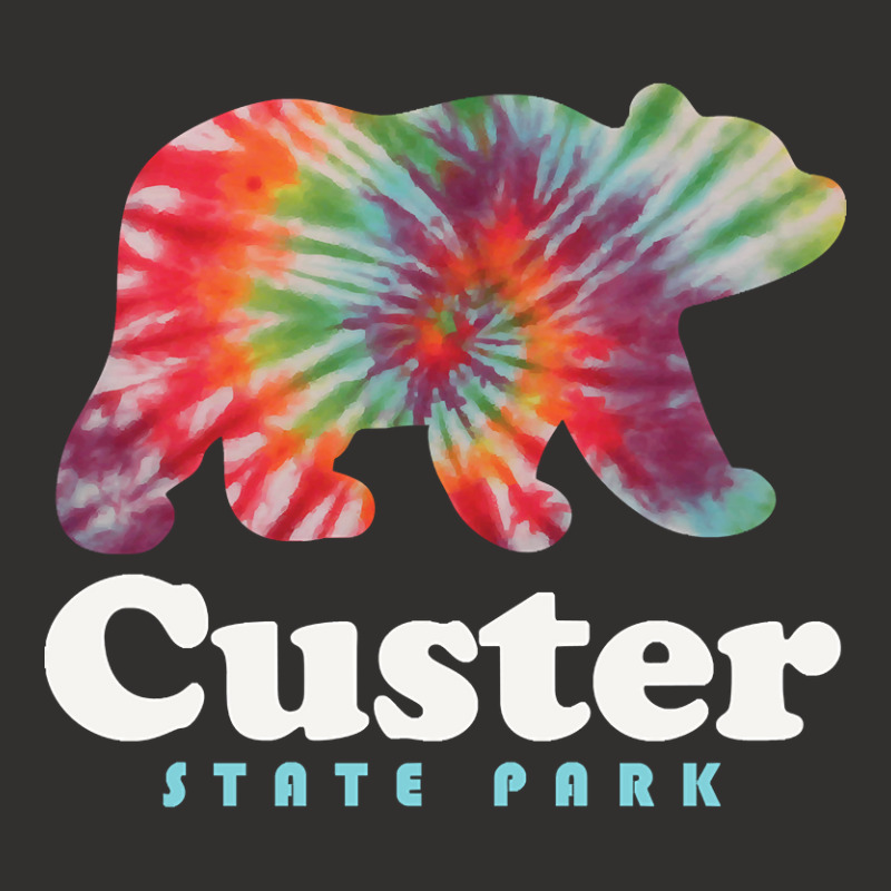 Limited Edition Custer State Park Tie Dye Bear South Dakota Champion Hoodie by Pannell Quintero | Artistshot