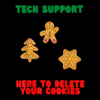 Here To Delete Your Cookies, Funny Tech Support Christmas T Shirt Fleece Short | Artistshot