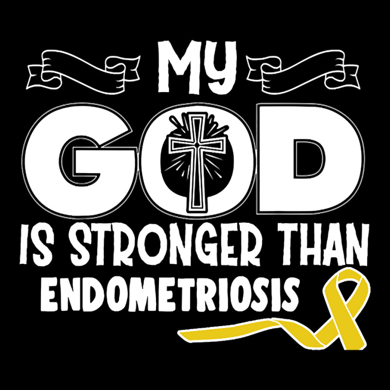 Limited Edition Endometriosis Awareness My God Is Stronger Than - In T Toddler Sweatshirt | Artistshot