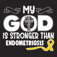 Limited Edition Endometriosis Awareness My God Is Stronger Than - In T Vintage Cap | Artistshot