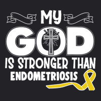 Limited Edition Endometriosis Awareness My God Is Stronger Than - In T Youth Tee | Artistshot