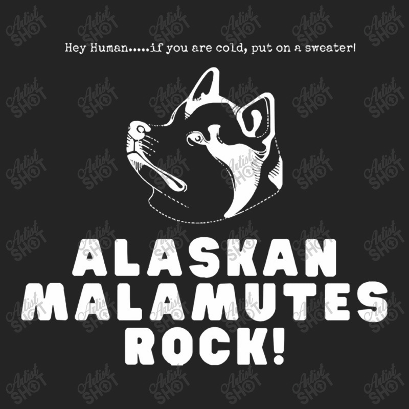 Alaskan Malamutes T Shirt Alaskan Malamutes Rock 3/4 Sleeve Shirt | Artistshot