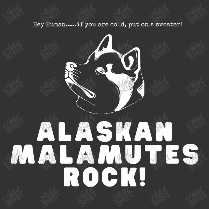 Alaskan Malamutes T Shirt Alaskan Malamutes Rock Vintage Hoodie | Artistshot