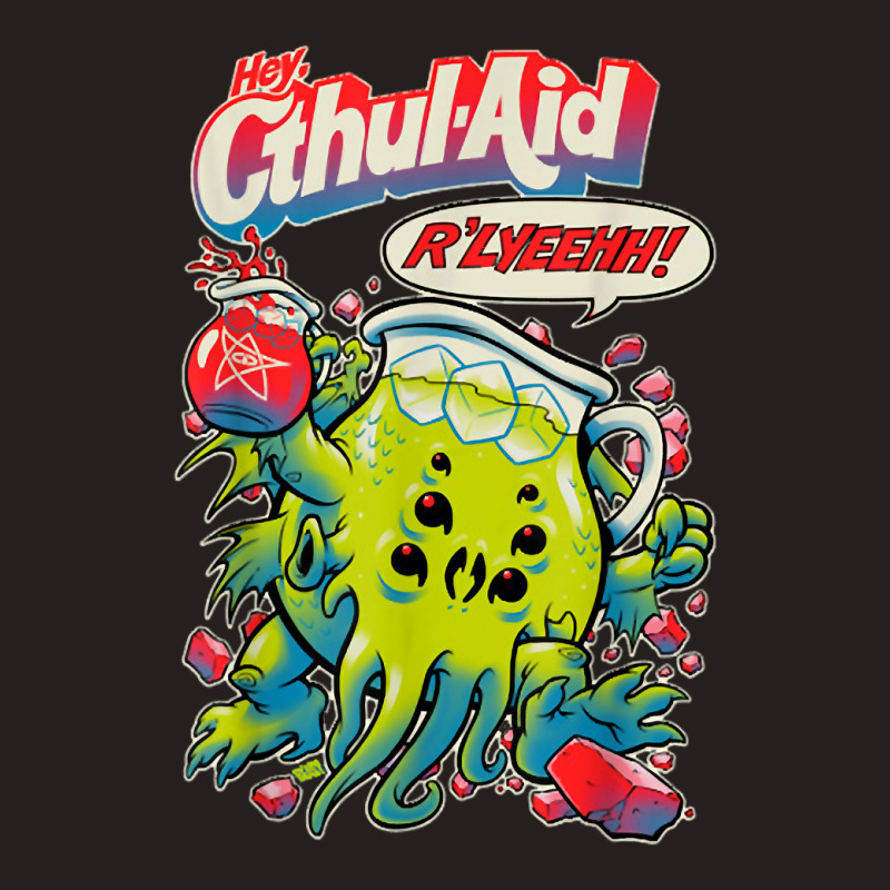 Hey Cool Cthulhu Aid R'lyeehh! Tank Top by JosephWDaniels | Artistshot