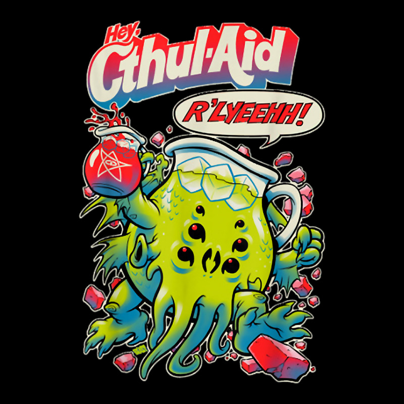 Hey Cool Cthulhu Aid R'lyeehh! Men's Long Sleeve Pajama Set by JosephWDaniels | Artistshot