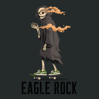 Trending Eagle Rock Los Angeles California, Skeleton On A Skateboard S Women's Triblend Scoop T-shirt | Artistshot