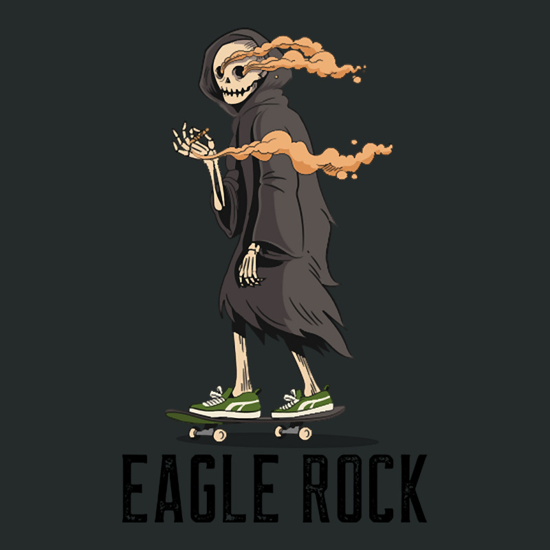 Trending Eagle Rock Los Angeles California, Skeleton On A Skateboard S Women's Triblend Scoop T-shirt by Crews Micki | Artistshot