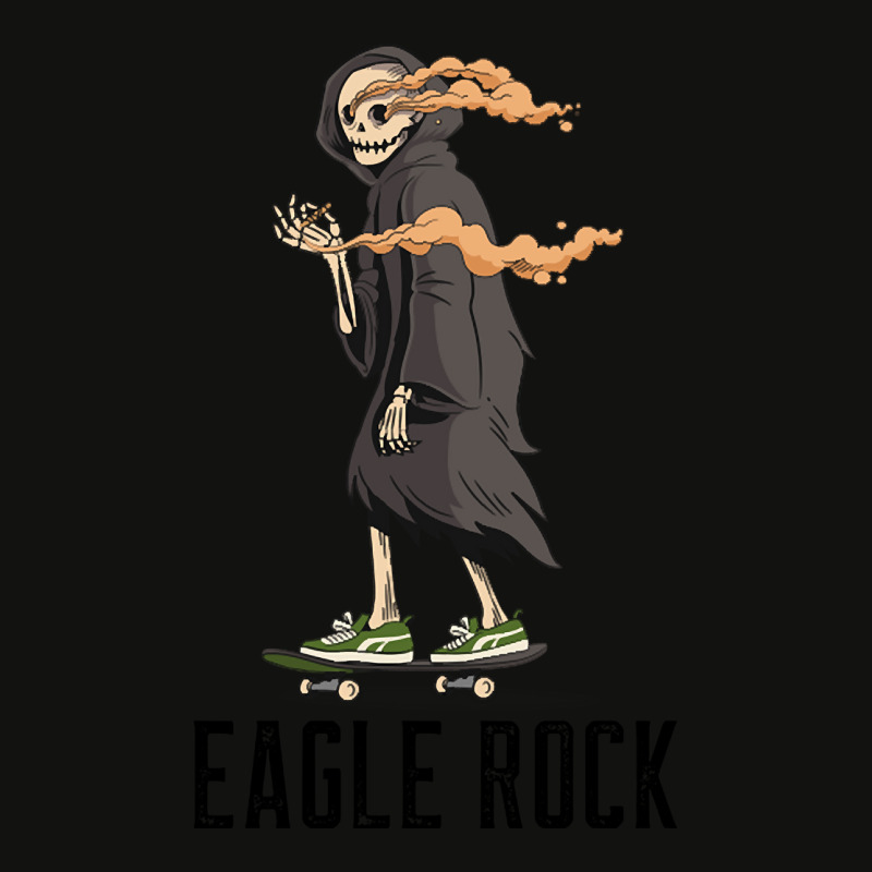 Trending Eagle Rock Los Angeles California, Skeleton On A Skateboard S Scorecard Crop Tee by Crews Micki | Artistshot