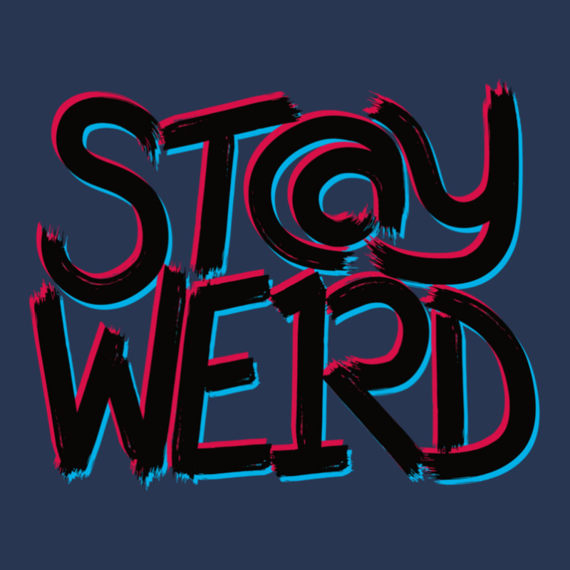 Stay Weird Men Denim Jacket | Artistshot