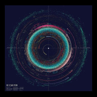 Asteroid Map Of The Solar System Adjustable Cap | Artistshot