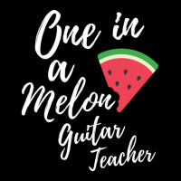 Appreciation Gift For Guitar Teacher  One In A Melon Dedicated Guitar  Cropped Hoodie | Artistshot