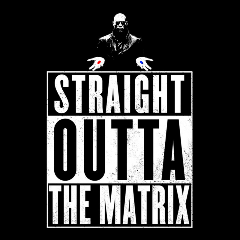 Straight Outta The Matrix Pocket T-shirt | Artistshot