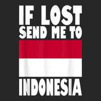 Indonesia Flag Design  If Lost Send Me To Indonesia T Shirt Women's Pajamas Set | Artistshot