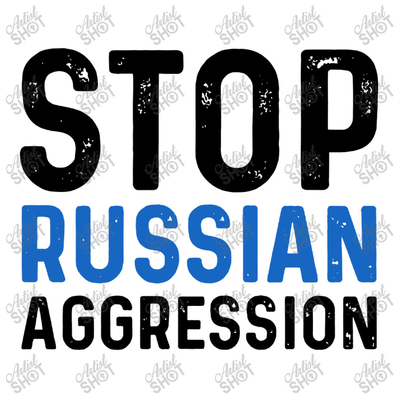 Stop Russian Aggression Women's V-Neck T-Shirt by shusui | Artistshot