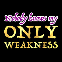 Nobody Knows My Only Weakness Cropped Sweater | Artistshot