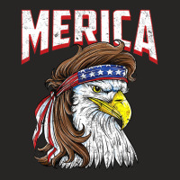 Hot Trend Merica Eagle Mulle 4th Of July Redneck Patriot Ladies Fitted T-shirt | Artistshot