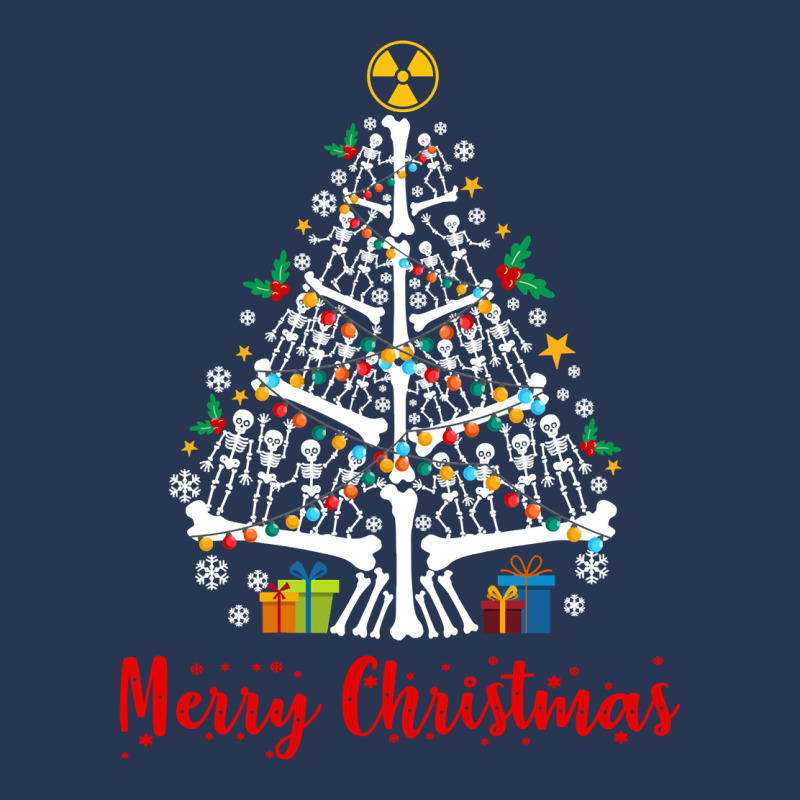 Christmas Tree Skeleton Xmas Radiology Radiologist Long Sleeve T Shirt Men Denim Jacket by dennh | Artistshot