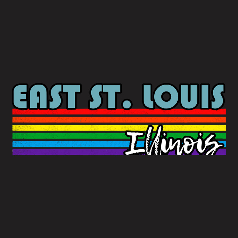 Limited Edition East St. Louis Illinois Pride Shirt East St. Louis Lgb T-shirt | Artistshot