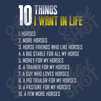 Trending Funny Horst Gift  10 Things I Want In Life Is Horse And More Ladies Denim Jacket | Artistshot